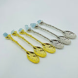 Raw Aquamarine Crystal Coffee Spoon Wholesale - Wholesale Crystals