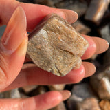 Raw Black Rainbow Sun Stone With Hematite Rough Stone Wholesale - Wholesale Crystals