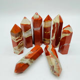Red Jasper Mixed Agate Tower Points Wholesale -Wholesale Crystals