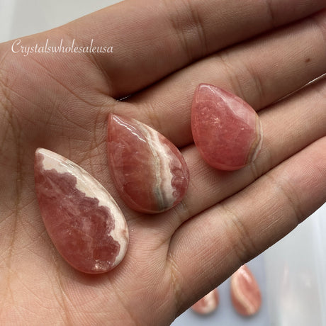 Rhodochrosite (Argentina) Teardrop -Wholesale Crystals