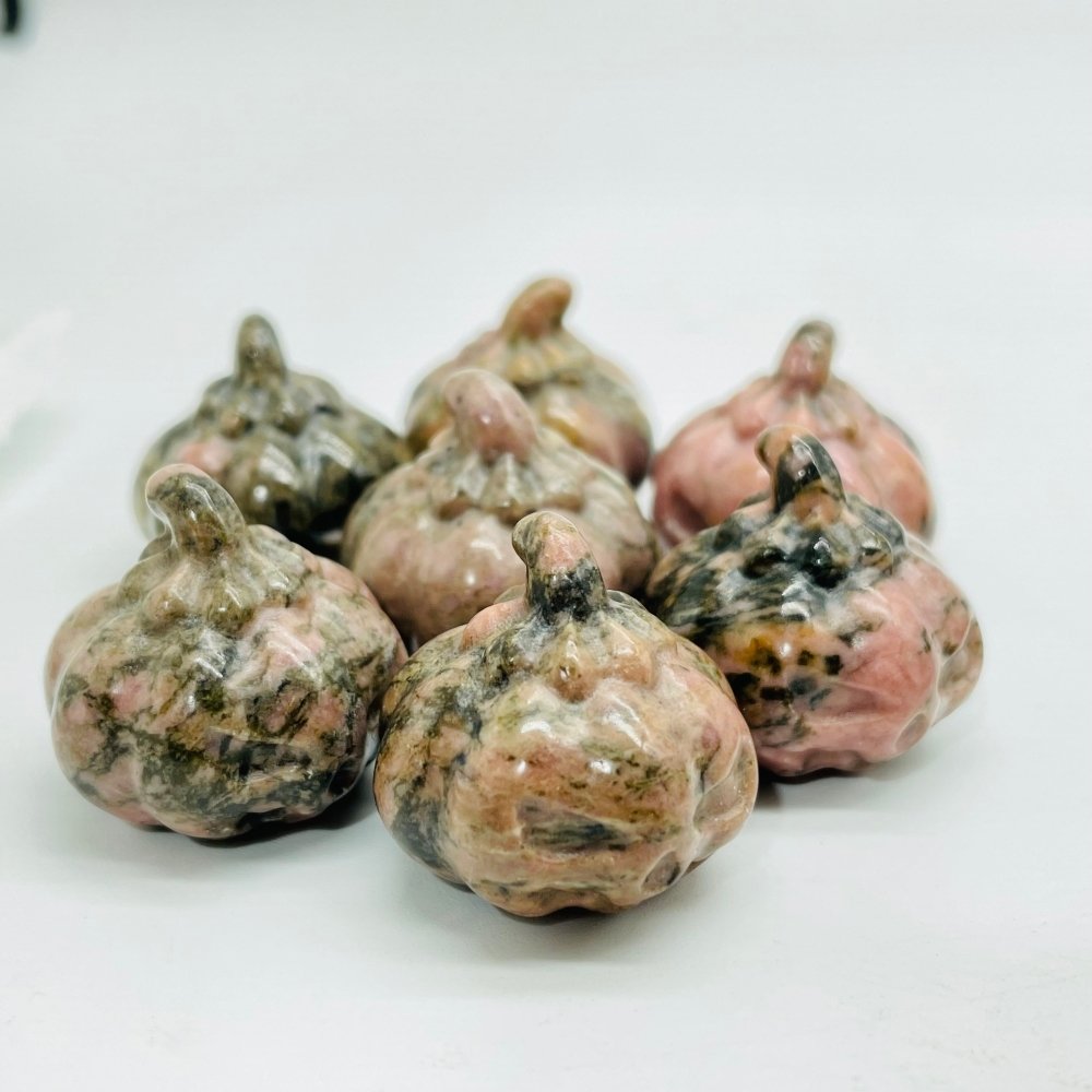 Rhodonite & Dalmatian Pumpkin Carving Wholesale -Wholesale Crystals