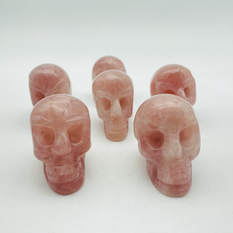 Rose Quartz Alien Skull Wholesale -Wholesale Crystals