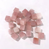 rose quartz cubes -Wholesale Crystals