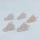 Rose Quartz Dragon Head Carving Wholesale -Wholesale Crystals