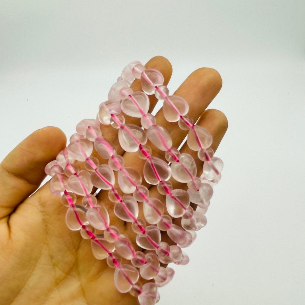Rose Quartz Heart Bracelet Wholesale -Wholesale Crystals