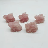 Rose Quartz Rabbit Carving Wholesale -Wholesale Crystals
