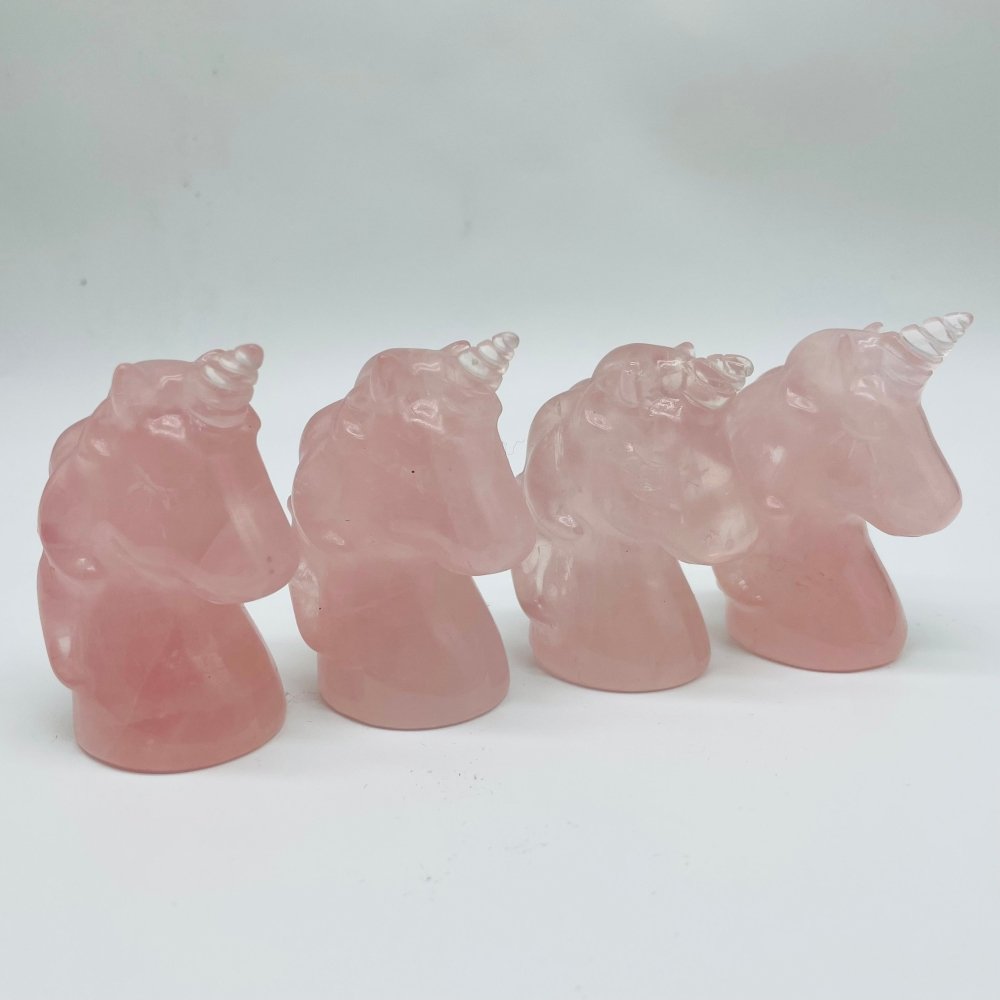 Rose Quartz Unicorn Carving Wholesale -Wholesale Crystals