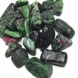 ruby zoisite tumbled -Wholesale Crystals