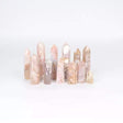 Sakura agate tower quartz crystals point -Wholesale Crystals