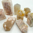 Sakura Flower Agate Four-Sided Tower Point Wholesale -Wholesale Crystals