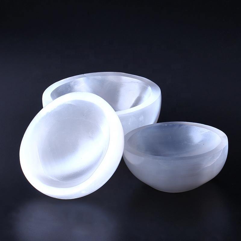 Selenite Bowl Round Shape -Wholesale Crystals