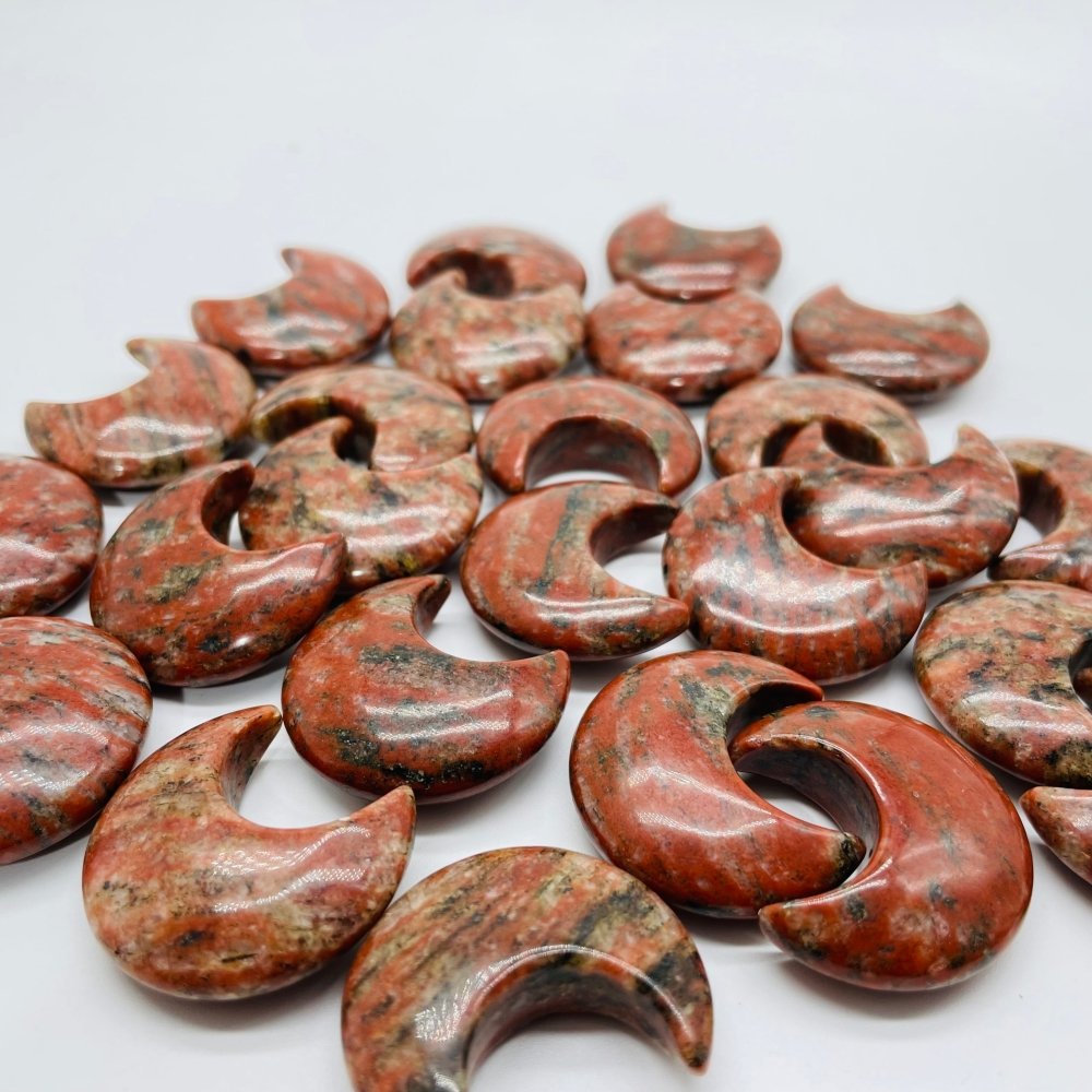 Sesame Stone Moon 1.2in(3cm) Wholesale -Wholesale Crystals