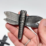 Silver Sheen Obsidian Dragonfly Carving Wholesale -Wholesale Crystals