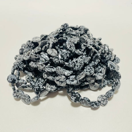Snowflake Obsidian Heart Bracelet Wholesale -Wholesale Crystals