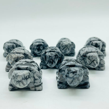 Snowflake Obsidian Turtle Carving Wholesale -Wholesale Crystals