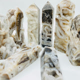Sphalerite Geode Quartz Four-Sided Tower Point Wholesale -Wholesale Crystals