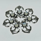 Sri Lanka Moonstone Anchor Shape Pendant Wholesale -Wholesale Crystals