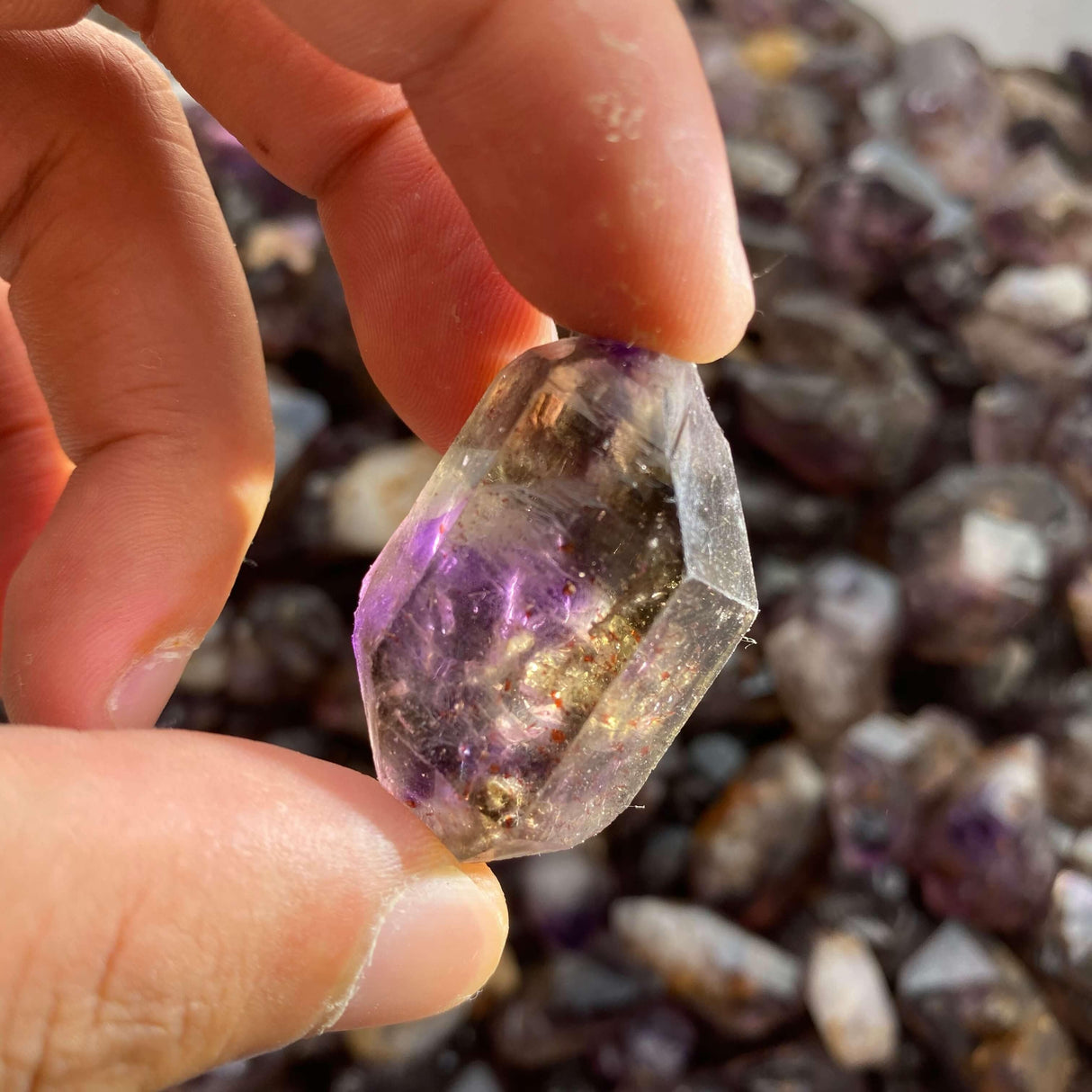 Super7 amethyst raw -Wholesale Crystals