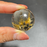 Titanium Flower Rutile Round Shape Pendant -Wholesale Crystals