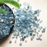Transparent Blue Aquamarine Gravel Chips -Wholesale Crystals