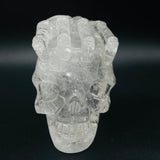 Unique Clear Quartz Skull With Hand Carving -Wholesale Crystals