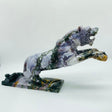 Unique Ocean Jasper Jumping Leopard Panther Carving -Wholesale Crystals