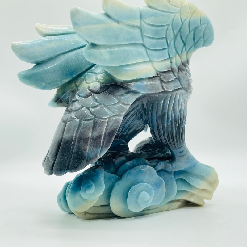 Unique Trolleite Stone Eagle And Egg Large Carving - Wholesale Crystals