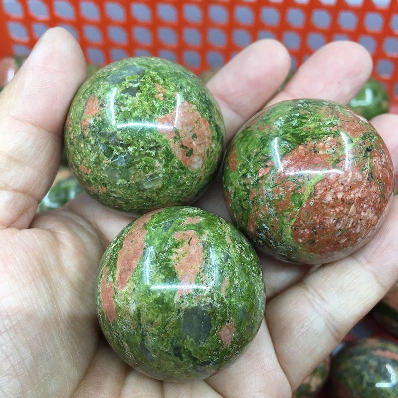 Wholesale Natural Unakite Crystal Ball -Wholesale Crystals