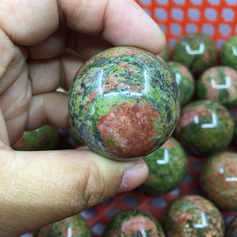 Wholesale Natural Unakite Crystal Ball -Wholesale Crystals