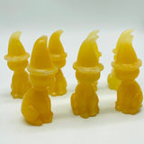 Yellow Calcite Cat Wizard Hat Carving Wholesale -Wholesale Crystals
