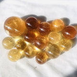 Yellow Calcite Honey Calcite Rainbow Spheres -Wholesale Crystals