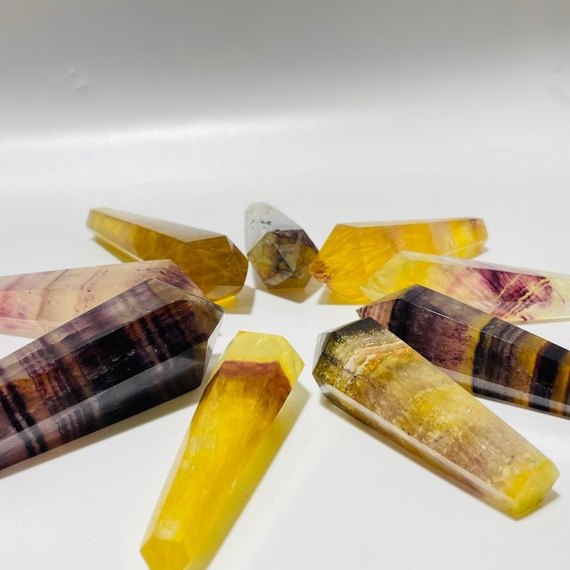 Yellow Fluorite Scepter Point Magic Wand Wholesale -Wholesale Crystals