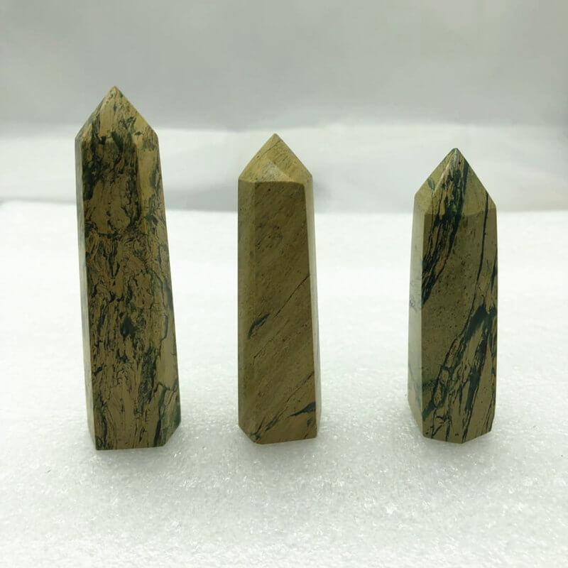 Yellow Mountain Point Crystal Tower 2-3.6in -Wholesale Crystals