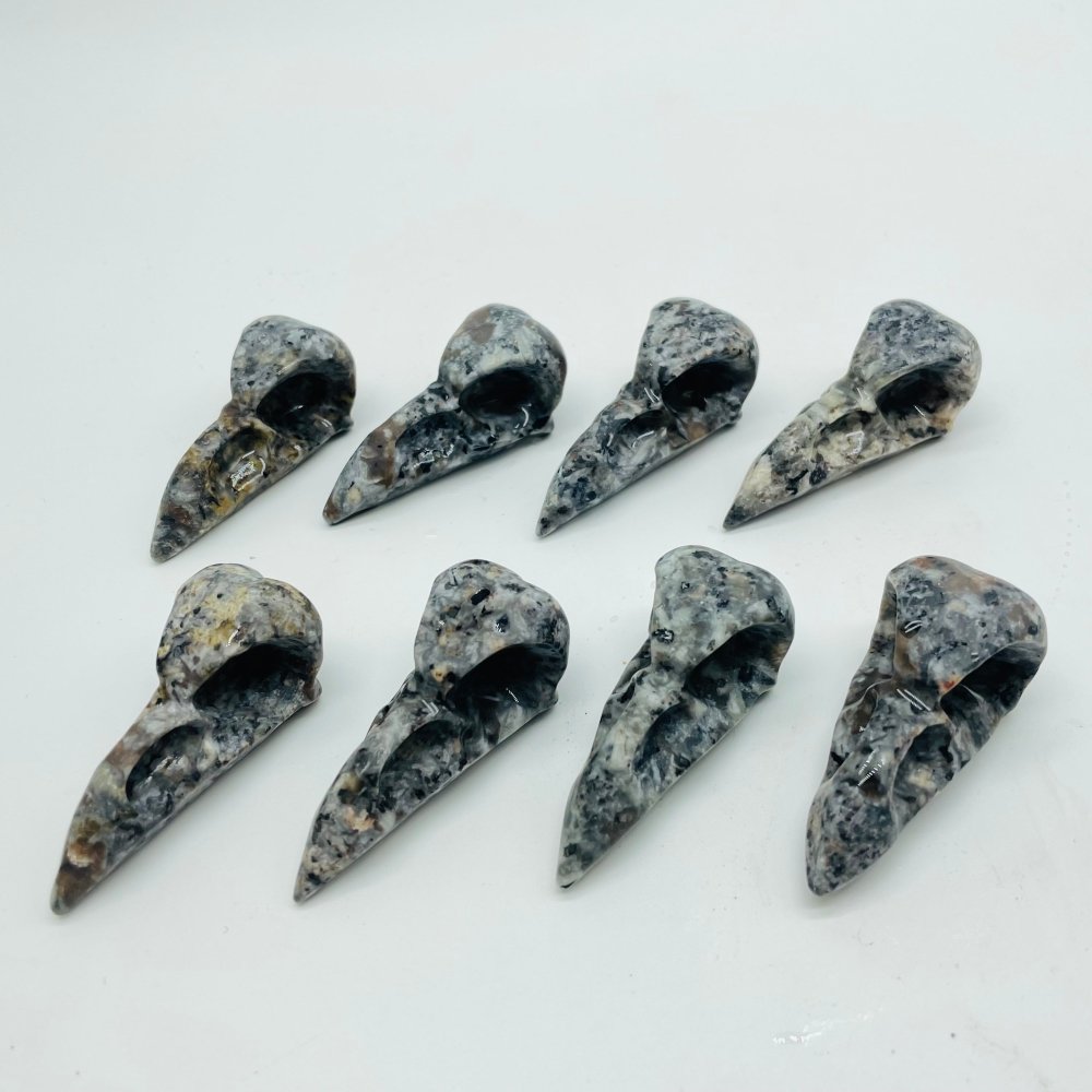 Yooperlite Crow Skull Carving Wholesale -Wholesale Crystals